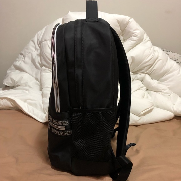 Steve Madden Bjoss Black Backpack - Picture 3 of 9